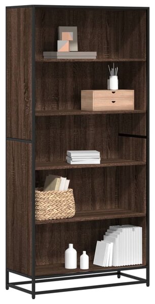 Knihovna hnědý dub 80,5 x 35 x 170,5 cm kompozitní dřevo 3300859