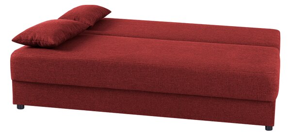 ROZKLÁDACÍ POHOVKA, textil, kompozitní dřevo, červená P & B - Rozkládací pohovky, Online Only