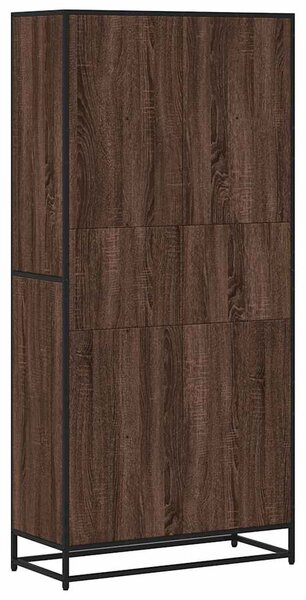 Knihovna hnědý dub 80,5 x 35 x 170,5 cm kompozitní dřevo 3300859