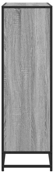 Knihovna šedá sonoma 97,5x33x107,5 cm kompozitní dřevo a kov 3300863