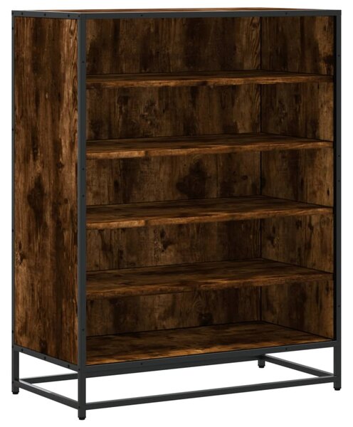 Botník kouřový dub 75 x 38 x 97,5 cm kompozitní dřevo a kov 3300872