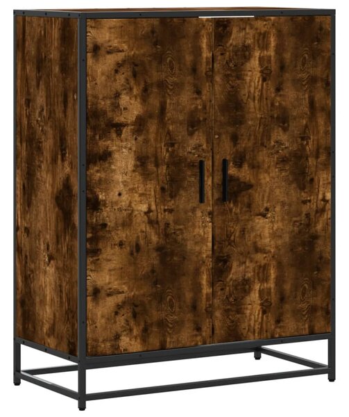 Botník kouřový dub 75 x 38 x 97,5 cm kompozitní dřevo a kov 3300867