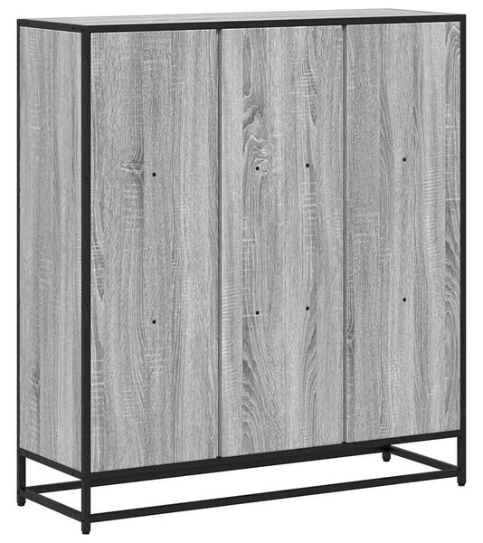 Knihovna šedá sonoma 97,5x33x107,5 cm kompozitní dřevo a kov 3300863