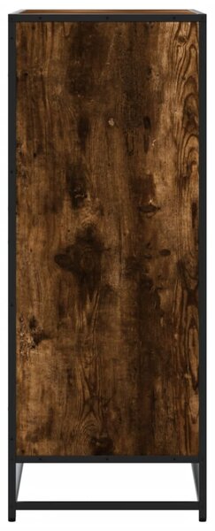 Botník kouřový dub 75 x 38 x 97,5 cm kompozitní dřevo a kov 3300872