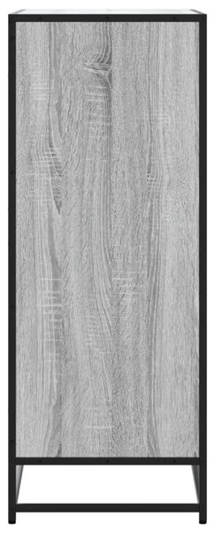 Botník šedý sonoma 75 x 38 x 97,5 cm kompozitní dřevo a kov 3300873