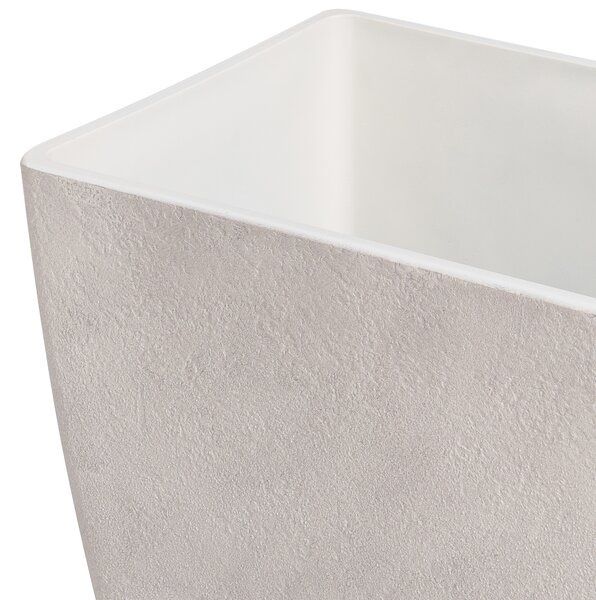 Sada 2 květináčů SILENEV 59 cm Světle šedá