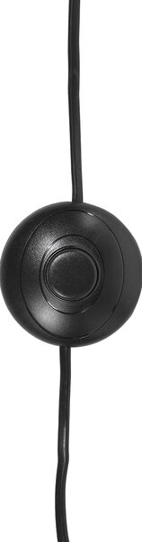 Stojací lampa CORBONES Nastavitelná Kov Černá