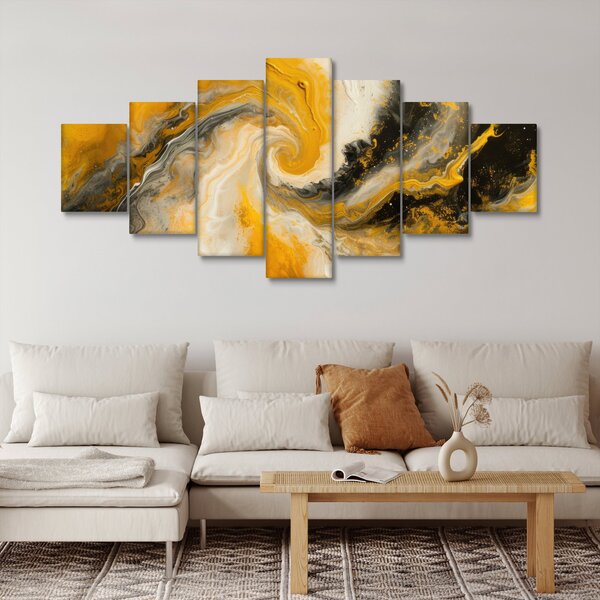 Obraz - Spirální abstrakce (210x100 cm)