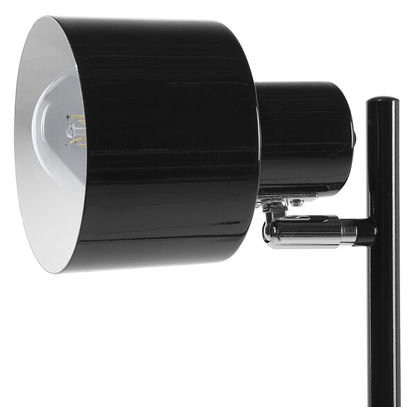 Stojací lampa CORBONES Nastavitelná Kov Černá