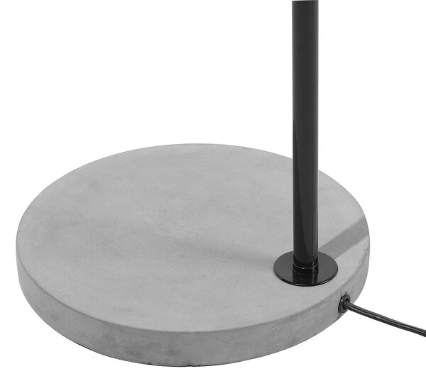 Stojací lampa CORBONES Nastavitelná Kov Černá