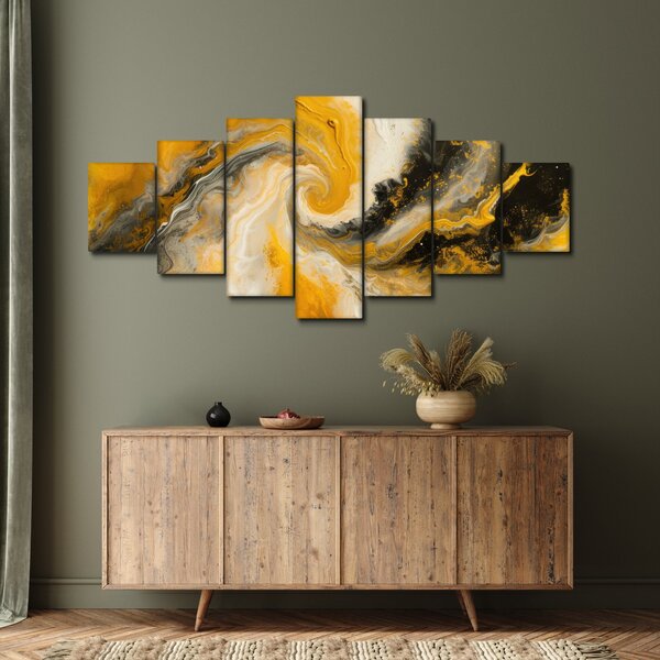 Obraz - Spirální abstrakce (210x100 cm)