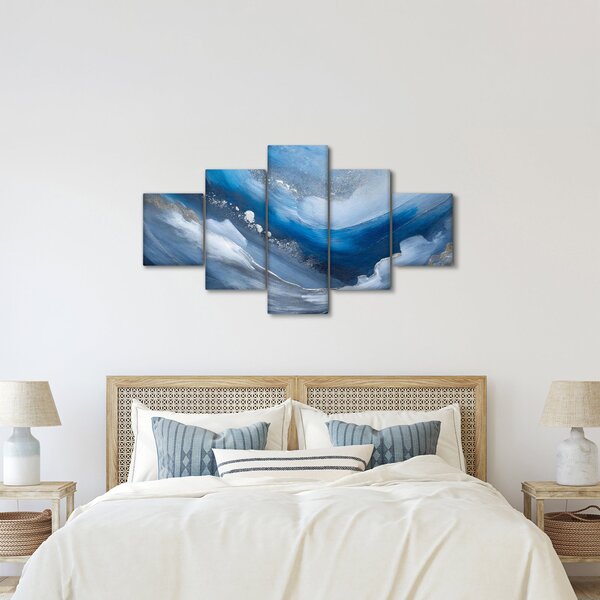 Obraz - Abstrakce oceánu (125x70 cm)