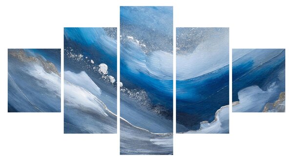 Obraz - Abstrakce oceánu (125x70 cm)