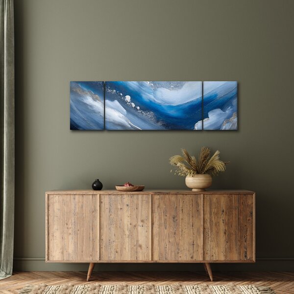 Obraz - Abstrakce oceánu (170x50 cm)