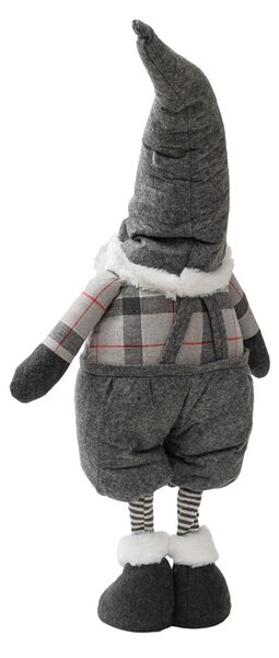 Dekorativní trpaslík GNOME 90 cm, šedý