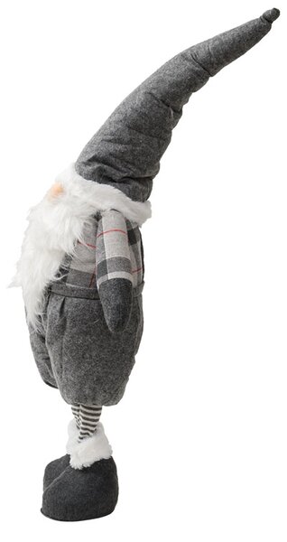 Dekorativní trpaslík GNOME 90 cm, šedý