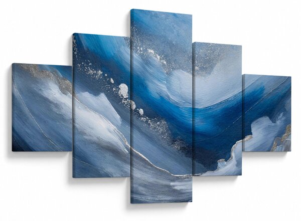 Obraz - Abstrakce oceánu (125x70 cm)