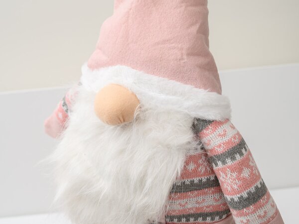 Dekorativní trpaslík GNOME 90 cm, růžový
