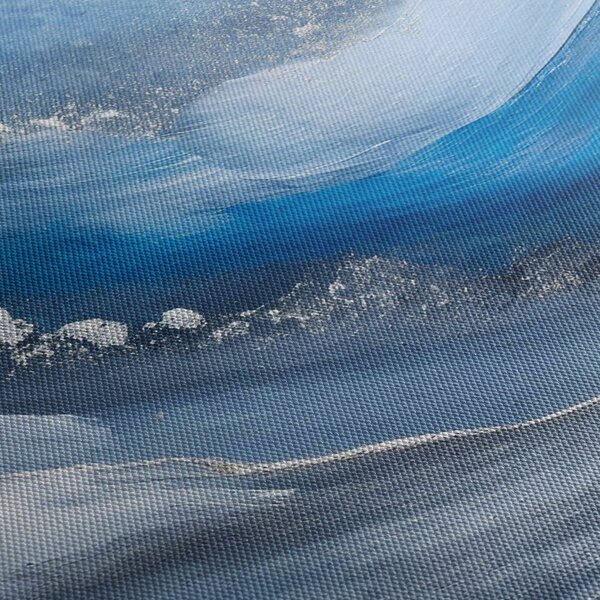 Obraz - Abstrakce oceánu (170x50 cm)