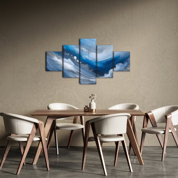 Obraz - Abstrakce oceánu (125x70 cm)