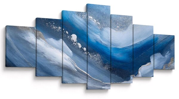 Obraz - Abstrakce oceánu (210x100 cm)