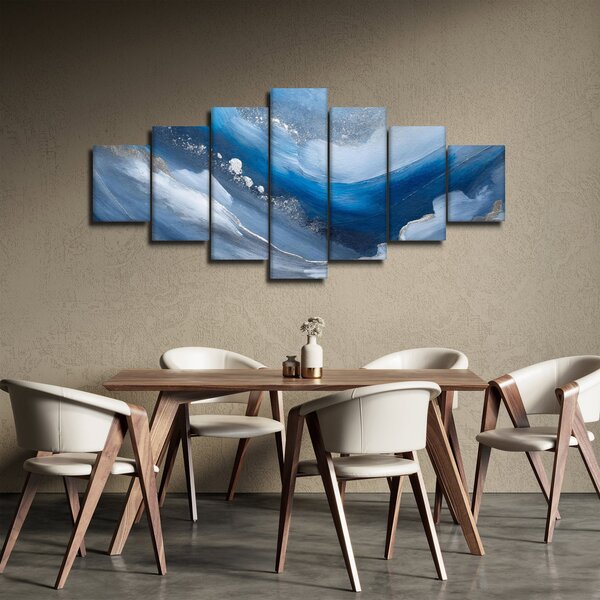 Obraz - Abstrakce oceánu (210x100 cm)