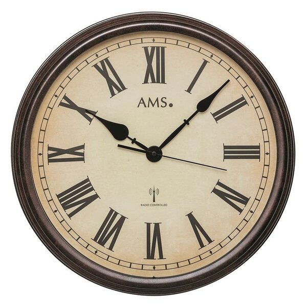 Rádiem řízené retro hodiny AMS 5977