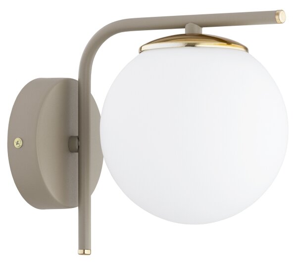 Brilagi - Nástěnná lampa MILO ECRU 1xE27/60W/230V béžová/zlatá