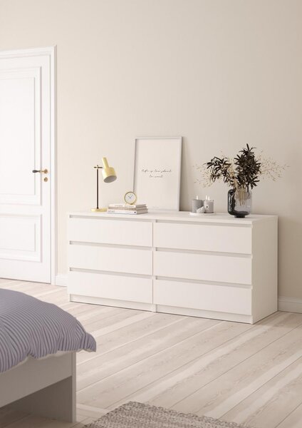 Komoda Simplicity 154 x 50 x 70 cm, bílá