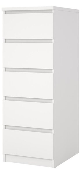 Komoda Simplicity 40 x 50 x 111,5 cm, bílá