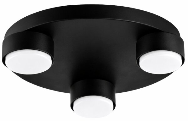 Brilagi - LED Stropní svítidlo MONO 3xGX53/12W/230V pr. 30 cm černá