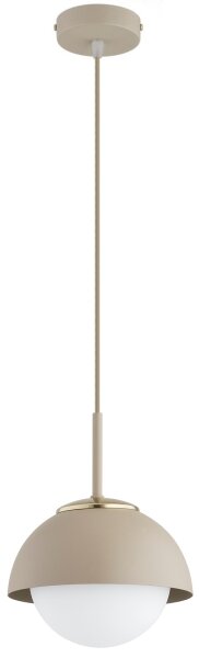 Brilagi - Lustr na lanku COSMO 1xE27/60W/230V pr. 18 cm béžová/zlatá