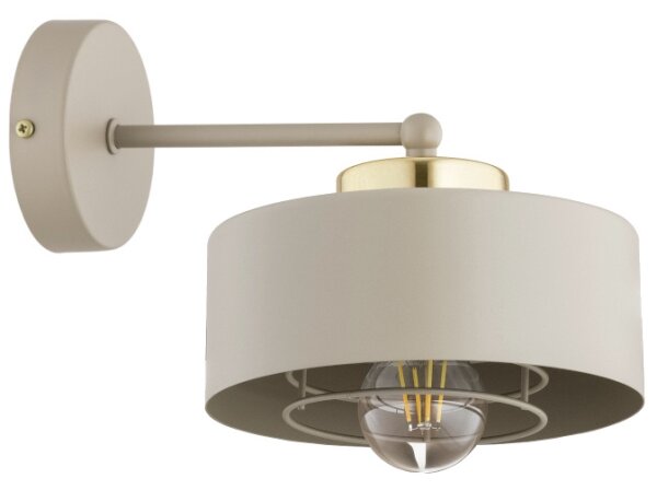Brilagi - Nástěnná lampa SPRING 1xE27/60W/230V béžová/zlatá