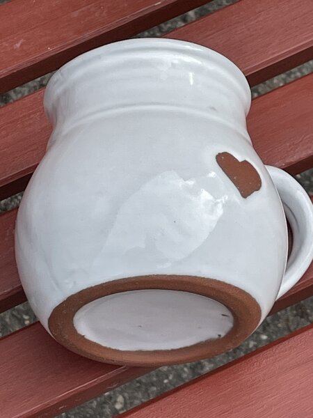 Hrnek buclák střední se srdíčkem 0,4 l
