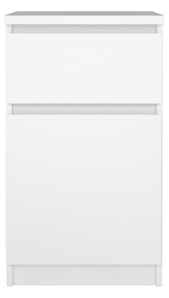 Noční stolek Simplicity IV, bílý lesk