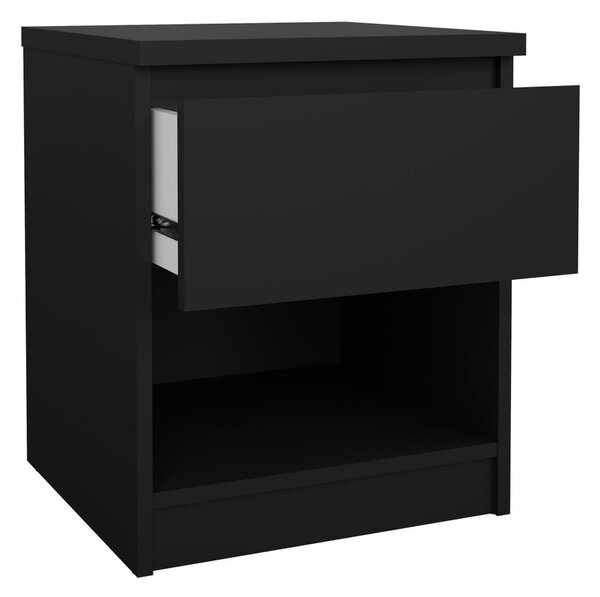 Noční stolek Simplicity, černý mat