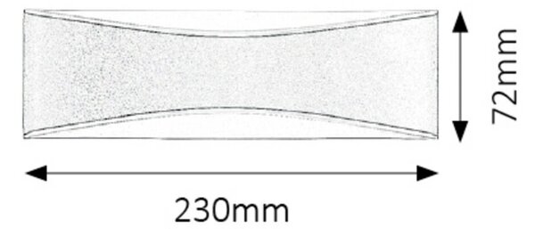 Rabalux venkovní nástěnné svítidlo Birmingham LED 10W IP65 8795