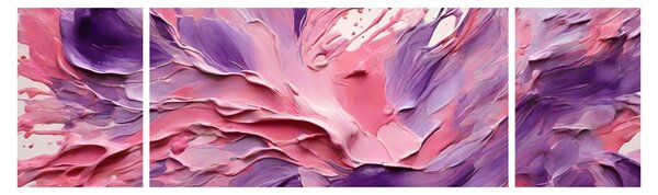 Obraz - Romantická abstrakce (170x50 cm)