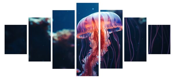 Obraz - Medúzka (210x100 cm)