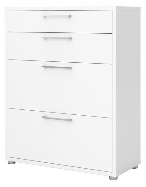 Skříň Modulo 89 x 40 x 113 cm, zásuvky, bílá