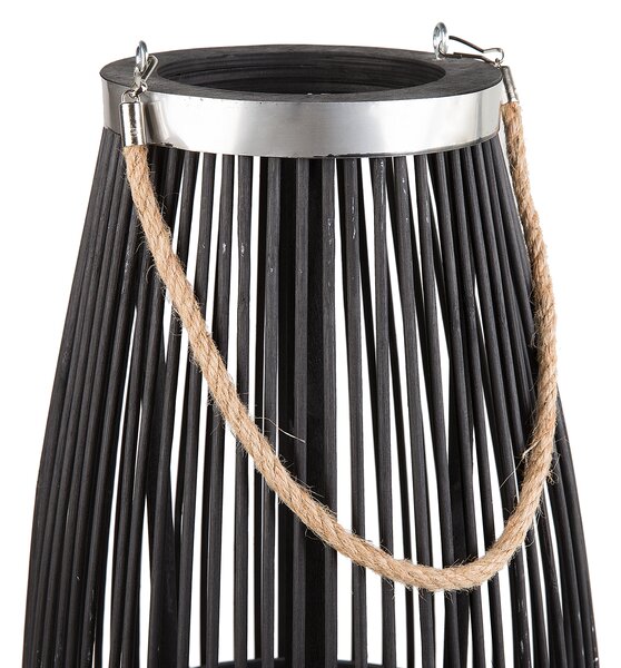 Lucerna TAHITI Bambus 72 cm Černá