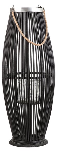 Lucerna TAHITI Bambus 72 cm Černá