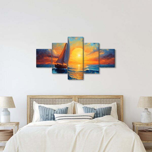 Obraz - Plachetnice (125x70 cm)