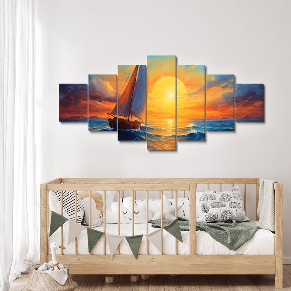 Obraz - Plachetnice (210x100 cm)