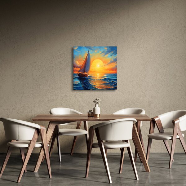 Obraz - Plachetnice (30x30 cm)