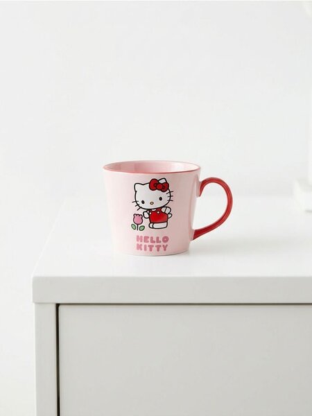 Sinsay - Hrnek s potiskem Hello Kitty - vícebarevná