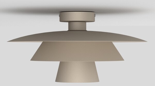 Stropní svítidlo PLATO 1xE27/15W/230V pr. 32 cm béžová