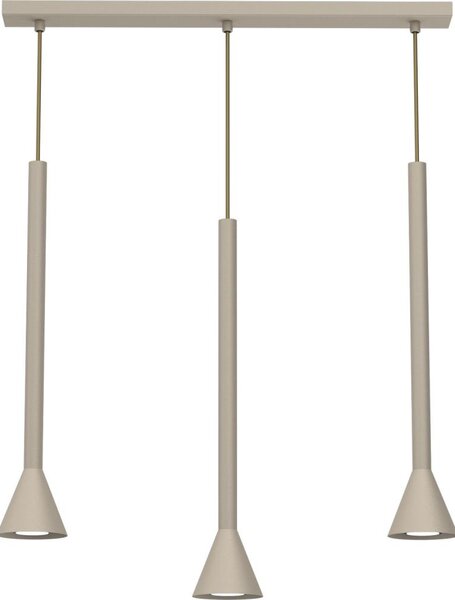 Lustr na lanku MAZZO 3xGU10/8W/230V béžová