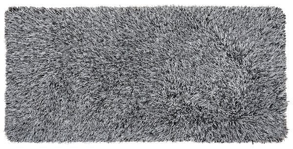 Koberec Shaggy 80 x 150 cm melanž černo-bílý CIDE