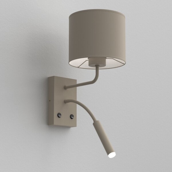 Nástěnná lampa ARDEN 1xE27/15W/230V + 1xG9/8W béžová